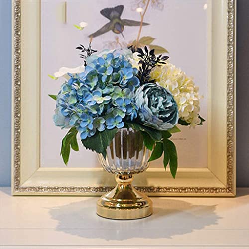 Product: Artificial Flower with Pot Orchid Artificial Flowers Wedding Backdrop Artificial Flower with Gold Vase Candleholder Table Stand Party Decor Room Decoration Orchid