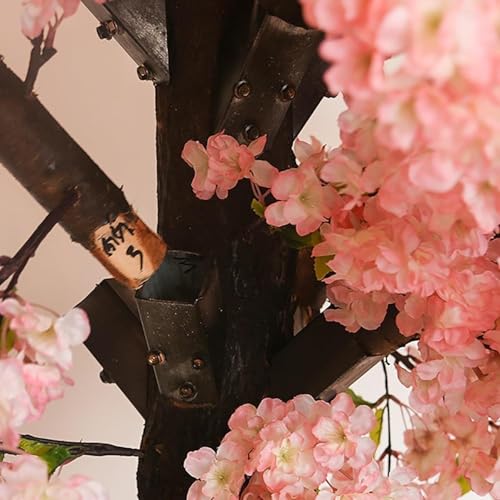 Product: Cherry Blossom Artificial Tree, Fake Pink Cherry Blossom Tree for Indoor/Outdoor, Christmas, Garden, Home, Office, Gorgeous Lifelike, Round(2 * 1.8m)