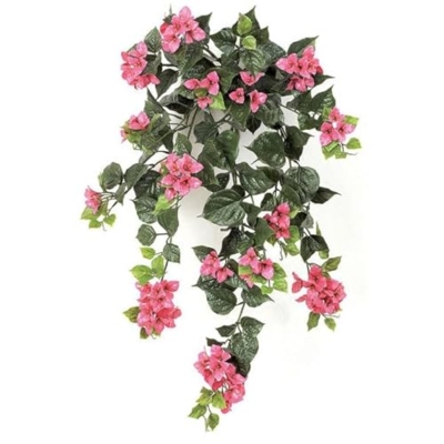 Product: SilksAreForever 36" IFR & UV-Proof Outdoor Artificial Bougainvillea Flower Bush Deluxe -Lavender/Fuchsia (Pack of 4)