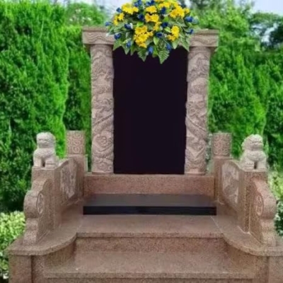 Product: Jucgghk Vivid and Realistic Floral Art 22-24" Blue Roses and Yellow Daisies Cemetery Saddle, Headstone Saddle Arrangement,Memorial Flowers for Grave Tombstone Decorations