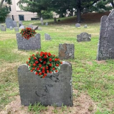 Product: Jucgghk Vivid and Realistic Floral Art 30" Beautiful Red Roses Cemetery Saddle,Artificial Cemetery Decoration for Headstone
