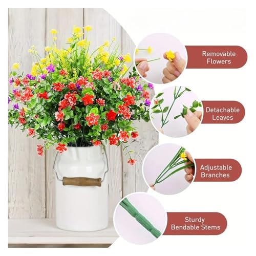 Silky Flower Store Artificial Spring Camellia Faux Flowers, Multicolor Home Decoration, 36 pcs 3 3 Product: ZGHQHCDRH 12/18/30/36 pcs Artificial Spring Camellia Multicolor Realistic Fake Flowers and Shrubs Home Decoration(36PCS)