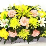 Product: Hshan Elegant Fall Mixture Arrangement, Beautiful Cemetery Flowers for Remembrance Grave Decorations