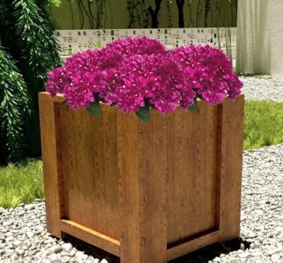 Product: Artificial Bougainvillea Bush Silk Flowers Bouquet for Home Garden Wedding Decor Bougainvillea Flower Shrubs (Violet - Pack of 12)