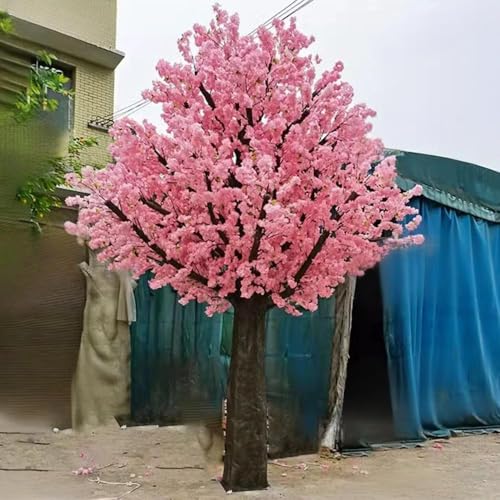 Product: Artificial Cherry Blossom Tree Realistic Pink Sakura Tree UV Resistant Faux Plant for Home Office Indoor Outdoor Decor 2M