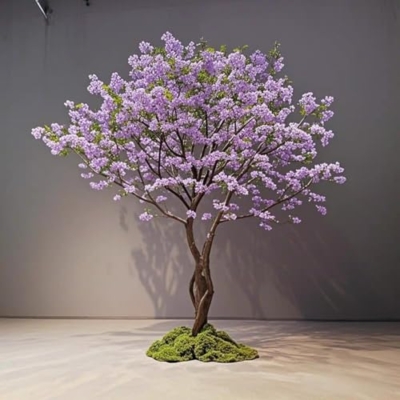 Product: Large Artificial Trees| Simulated Lilac Tree| Large Dense Blue Purple Handmade Fake Lilac Tree| for Home Office Garden Farmhouse Christmas Holiday Decor(10FT)