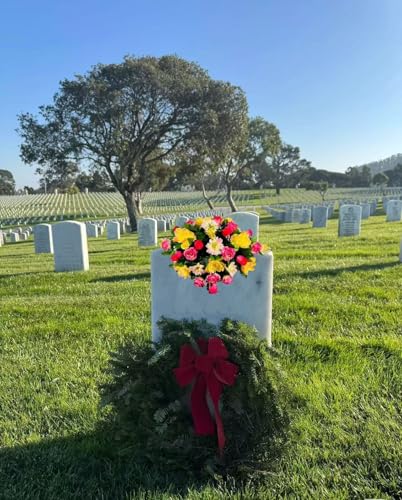 Product: Jucgghk Vivid and Realistic Floral Art Artificial Yellow Sunflower Fall Cemetery Saddle, 30" Autumn Cemetery Saddle, Headstone Saddle Arrangement for Outdoor Gravestone Decorations