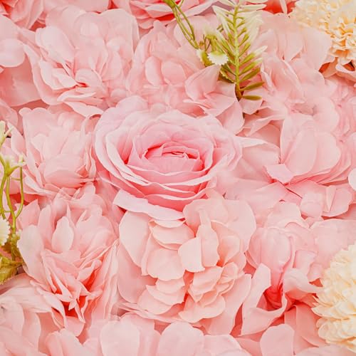 Product: Cncestore 12x Wedding Flower Wall Panels Backdrop Decor Artificial Wall Flower Backdrop
