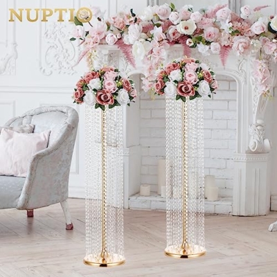 Product: NUPTIO Large Flower Balls for Centerpieces - 2 Pcs 13.8in Diameter Dusty Rose & White Artificial Flower Ball Arrangement Bouquet Wedding Centerpieces for Tables - Fake Rose Flowers for Weddings Decor