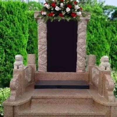Product: Jucgghk Vivid and Realistic Floral Art Red and White Roses Cemetery Saddle,Winter Cemetery Arrangement,Valentines Day Cemetery Headstone Saddle for Grave