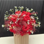 Product: Artificial Rose Balls Wedding Centerpieces, Fake Flowers Rose Baby’s Breath Ball, Silk Flower Ball Arrangement Bouquet for Wedding Tables, Party, Home Decor (Red,50cm/19.7in)