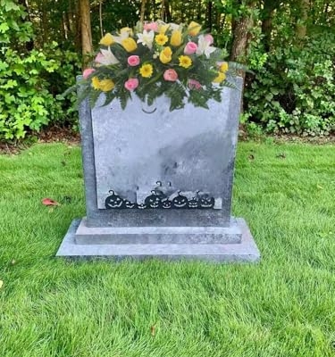 Product: Jucgghk Vivid and Realistic Floral Art Spring Cemetery Flowers, Cemetery Decoration Headstone Flower,Outdoor Grave Decorations for Gravestone Grave Yard Ground Outdoor