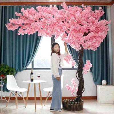 Product: Stunning Realistic Artificial Cherry Blossom Tree - Perfect Indoor/Outdoor Hotel Decoration - Realistic Leaves and Flowers, 1.2ftx1.5m