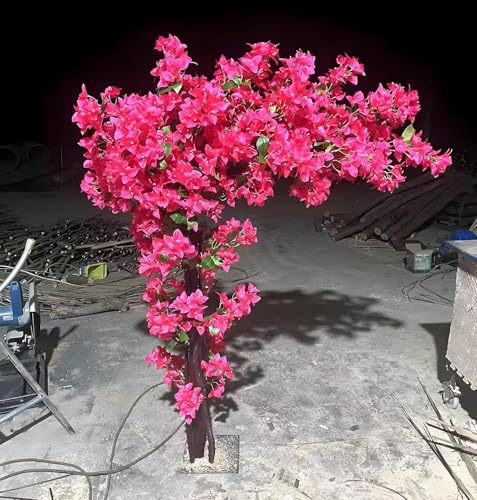 Product: Artificial Tree Tall Lifelike Fake Bougainvillea Trees, Lifelike Bougainvillea Faux Plants with Wood Trunk and Lifelike Flowers,for Home Office Wedding Outdoor Indoor Decor,2 * 1.8m