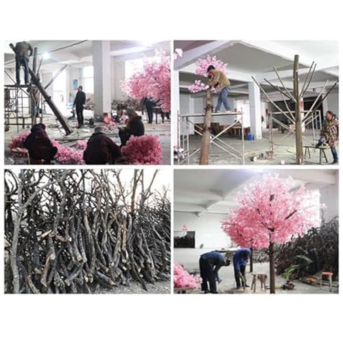 Product: Handmade Light Pink Decorative Tree, Artificial Cherry Blossom Tree, with Cherry Blossom Branches, for Indoor and Outdoor Wedding Decor,001,2.3x2.0m/7.5x6.6ft