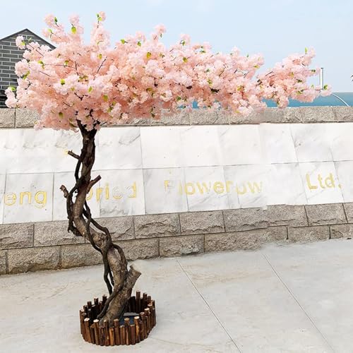 Product: Artificial Trees Outdoor Plants Artificial Cherry Blossom Tree ， Lifelike Leaves Replica | Real Wood Stems Gorgeous Fake Plants | Perfect for Home Decor | Artificial Trees(2.5 * 2.5m/98 * 98in)