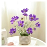 Product: Liudan Artificial Plants Artificial Cosmos Artificial Flowers Artificial Plants Fake Orchid Plant Silk Flower Decoration Accessories Home Office Decoration Artificial Potted Plant (Color : B)