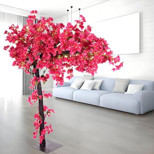 Large Bougainvillea Artificial Tree,Realistic Faux Trees with Nearly Natural Bougainvillea Tree,Lifelike Bougainvillea Tree for Decor Spring, Summer, Autumn and Winte,3 * 2.5m - Artificial Flower Arrangements Product: Large Bougainvillea Artificial Tree,Realistic Faux Trees with Nearly Natural Bougainvillea Tree,Lifelike Bougainvillea Tree for Decor Spring, Summer, Autumn and Winte,3 * 2.5m