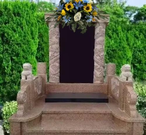 Product: Jucgghk Vivid and Realistic Floral Art Spring Cemetery Flowers,Grave Site Flower,Headstone Flower,Flower for Cemetery