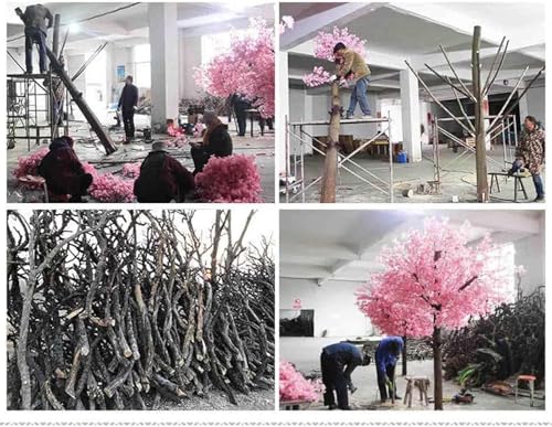 Product: Stunning Realistic Artificial Cherry Blossom Tree - Perfect Indoor/Outdoor Hotel Decoration - Realistic Leaves and Flowers, 1.2ftx1.5m