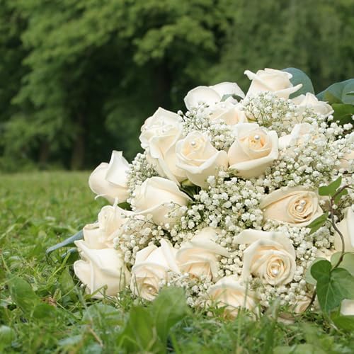 Product: Babys Breath Artificial Flowers, 30Pcs Fake White Babys Breath Flowers Artificial Bulk, Real Touch Faux Babies Breath Gypsophila Bouquet for Wedding Floral Arrangement Party Decor,Home Decoration (60)