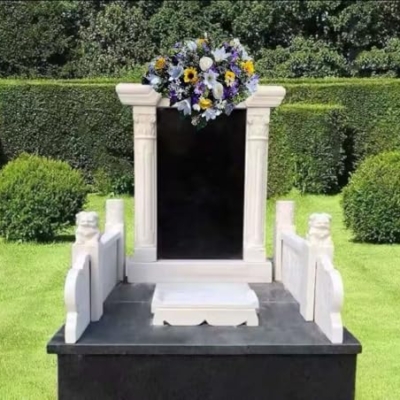 Product: Jucgghk Vivid and Realistic Floral Art Beautiful Grave Flowers, Durable Cemetery Saddle, Cemetery Flowers, Headstone Saddle, Cemetery Arrangement for Grave Tombstone Decorations