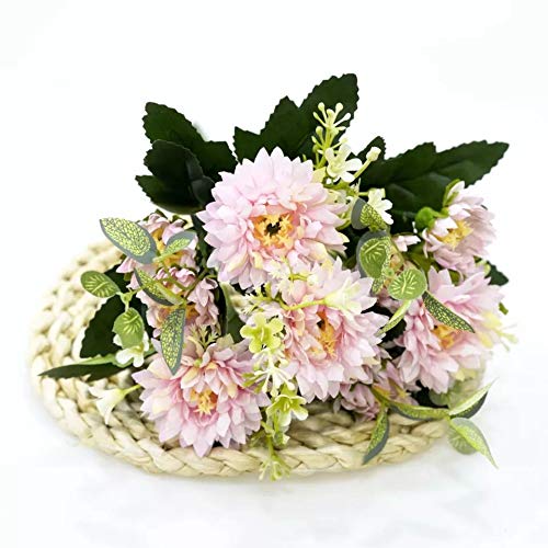 Silky Flower Store Artificial Flower in Pot, Gerbera Silk Flowers, Camellia Daisy, Blauw, 32cm 4 4 Product: ZHOUYANB Artificial Flower in Pot A Bunch of Gerbera Silk Flowers Decoration Camellia Daisy Wedding Home DIY Plant Arrangement (Blauw 1)