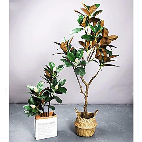 Product: Fake Plants Artificial Tree 29 Inches Tall, Fake Magnolia Tree Potted Plant with Flowers,Perfect Faux Plants in Pot for Indoor Outdoor House Home Office Faux Tabletop Gre