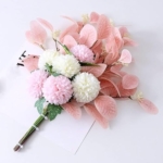 Product: Artificial Silk Anemone Flowers Bouquet – Nordic Style Spring Wedding, Bridal Shower, Home & Party Decoration(Gray)
