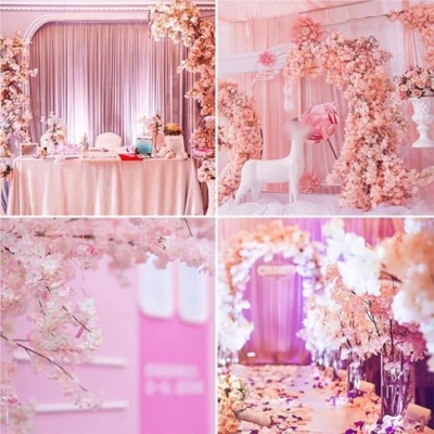 Product: Artificial Cherry Blossom Flowers Simulated Blossom Tree, Height Perfect for Party Restaurant Mall Display, for Indoor Outdoor Party Restaurant Mall Artificial Plant,001,1.5 * 1.0m/4.9x3.2ft