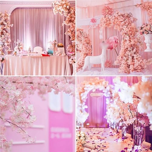 Product: Artificial Cherry Blossom Flowers Simulated Blossom Tree, Height Perfect for Party Restaurant Mall Display, for Indoor Outdoor Party Restaurant Mall Artificial Plant,001,1.5 * 1.0m/4.9x3.2ft