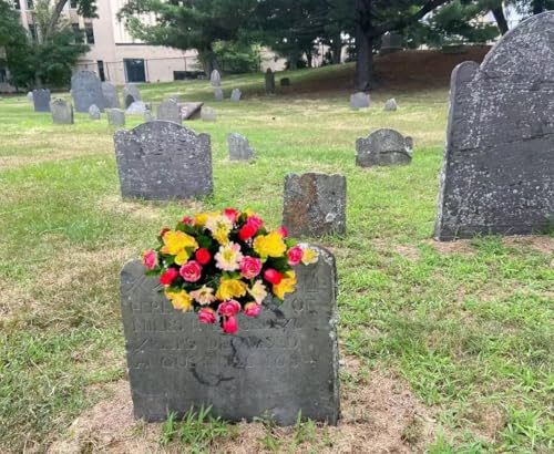 Product: Jucgghk Vivid and Realistic Floral Art Artificial Yellow Sunflower Fall Cemetery Saddle, 30" Autumn Cemetery Saddle, Headstone Saddle Arrangement for Outdoor Gravestone Decorations