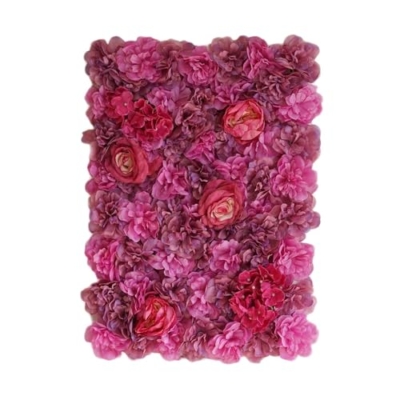 Product: Efavormart 13 Sq ft. | 4 Panels UV Protected Lifelike Assorted Silk Flower Wall Mats Panel Photo Booth Garden - Violet | Purple