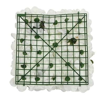 Product: INPAITOO Artificial Flower Wall Panel, 12Pcs 3D Flower Floral Backdrop, 15 * 15in Artificial Flower Wall Background Silk Rose Mat, Flower Backdrop Faux Flowers Panel for Wedding