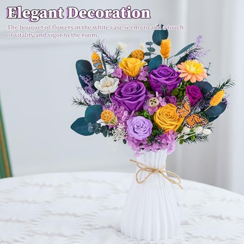 Product: Beaulasting Roses Flowers for Delivery Prime Forever Flowers Preserved Roses Bouquets Purple Flower Birthday Gifts for Women Valentine's Day Mothers Day Graduation