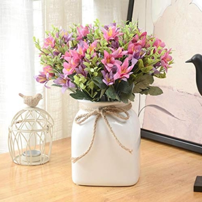 Product: Artificial and Dried Flower 10pcs Artificial Narcissus Lily Leaf Branch for Plants Wall Wedding Home Party Bridal Bouquet Decoration Accessory (Green)