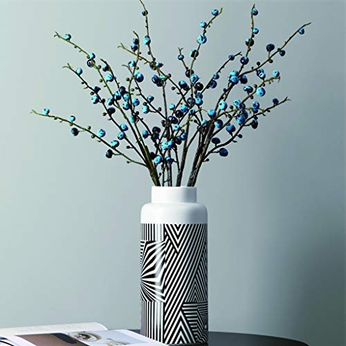 Product: Liudan Artificial Flowers 29 Inches Long Fake Fruit Begonia Flowers for Wedding Home Party Hotel Restaurant Patio or Backyard, Fashionable Beautiful (Blue) Fake Flowers (Colour: Blue)