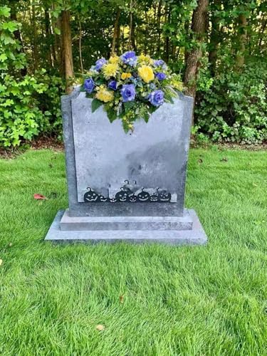 Product: Jucgghk Vivid and Realistic Floral Art 36" Artificial Cemetery Flowers,Realistic Vibrant Flowers, Outdoor Grave Decorations for Headstone