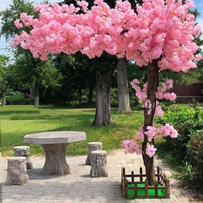 Product: Handmade Light Pink Tree Indoor, Artificial Cherry Blossom Trees, with Blossom Branches, with Natural Wood Trunk and Lifelike Flowers for Home Office Party Wedding Decor,001,1.5 * 1.2m/4.9x3.9ft