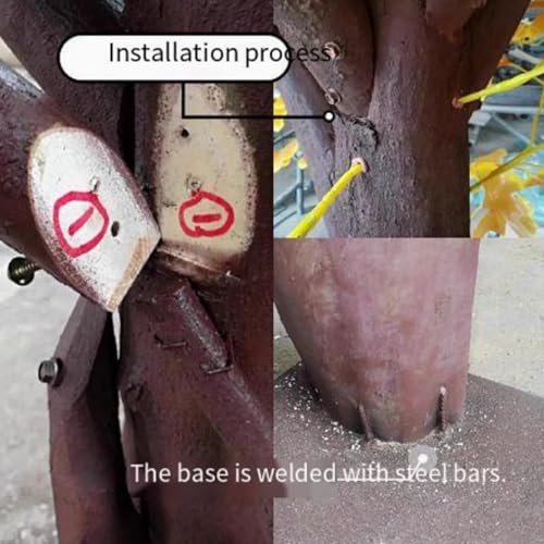 Product: Simulation of Winter Jasmine Tree, Small Yellow Flower Yellow Plant Fake Tree Large Indoor Living Room Floor Floral Art Happiness Tree Decoration 5M