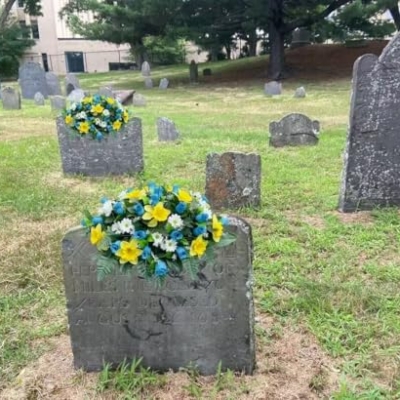 Product: Jucgghk Vivid and Realistic Floral Art 22-24” Cemetery Flower Arrangement, Artificial Cemetery Flowers Saddle,Cemetery Grave Decoration Headstone Flower for Outdoor Grave Decorations