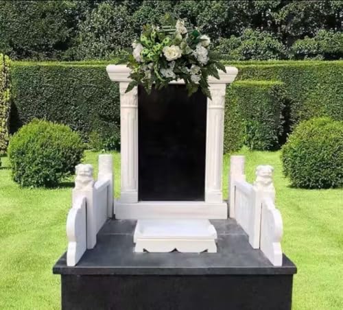 Product: Jucgghk Vivid and Realistic Floral Art Spring Cemetery Flowers,Headstone Flower,Easter Cemetery SaddleFlower for Cemetery,Grave Site Flower