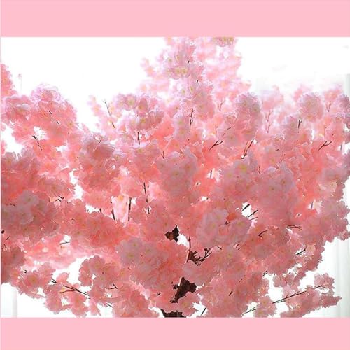 Product: Artificial Pink Cherry Blossom Tree, Large Cherry Blossom Plants, Real Wood Stems Stunning Artificial Replica, for Wedding Event Indoor Outdoor Party Restaurant Mall Decoration,001,2.5x2.0m/8.2x6.6ft