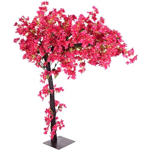 Bougainvillea Artificial Tree Lifelike Bougainvillea Tree Uv- Resistance Faux Blooming Flower For Home/Office/Garden/Party/Wedding Decor,1.5 * 1.5m - Artificial Flower Arrangements Product: Bougainvillea Artificial Tree Lifelike Bougainvillea Tree Uv- Resistance Faux Blooming Flower For Home/Office/Garden/Party/Wedding Decor,1.5 * 1.5m