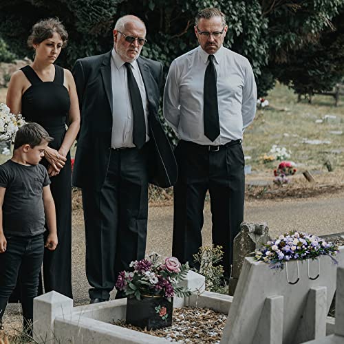 Product: Patelai 9 Pack Headstone Flower Saddle 12 Inch Grave Saddles for Cemetery Headstones for Wire Rustproof Galvanized Tombstone with Floral Foam for Grave Headstone Cemetery Floral Decorations