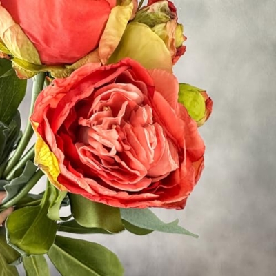 Product: 8 Stems Salmon Dried Flowers,32" Artificial Peony Bouquet for Home Wedding Table Decoration(NO VASE) for Wedding/Home Decoration