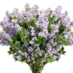 Product: Thiccywoov 20 Pcs 30" Artificial Lilac Flowers Fake Delphinium Antirrhinum Stem Silk Artificial Flower Branch Real Touch Floral Arrangement for Vase Centerpieces Wedding Bouquet Home (Purple)