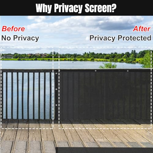 Product: SPORTYOUTH 3ft x 50ft Fence Privacy Screen and 30 Pcs Red Poinsettia Artificial Christmas Flowers with Clips Stems