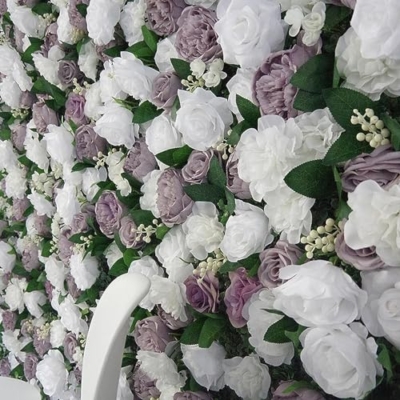 Product: YHdtUO Weddings Venue Shop Silk Rose Flower Wall Panels White Rose - 4 Pcs 60X40Cm Artificial Flowers Wall Decor Panels for Interior Wall Decor Floral Backdrop for Ph,