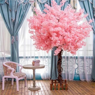 Product: Artificial Cherry Blossom Flowers Simulated Blossom Tree, Height Perfect for Party Restaurant Mall Display, for Indoor Outdoor Party Restaurant Mall Artificial Plant,001,1.5 * 1.0m/4.9x3.2ft